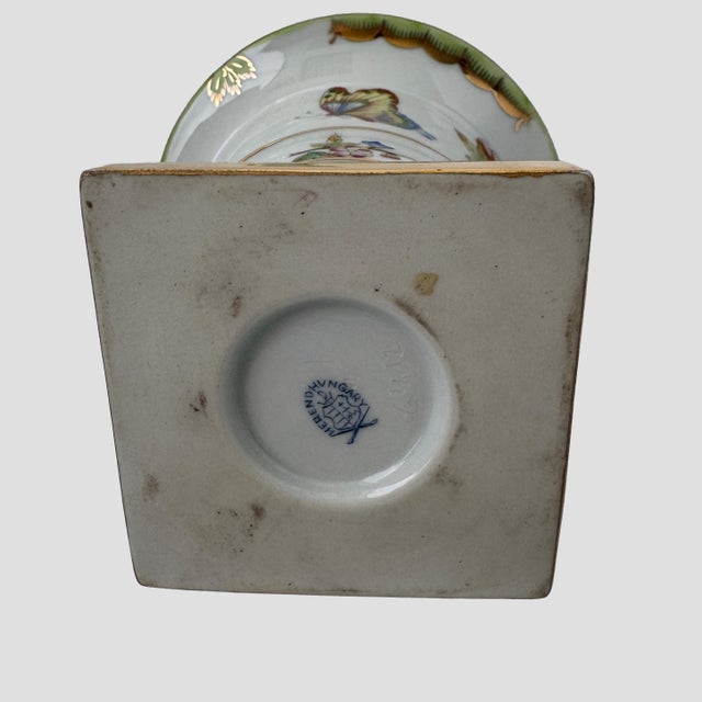 Vintage Herend Queen Victoria 6402 Claw Footed Empire Vase Cachepot Hungary For Sale In Los Angeles - Image 6 of 11