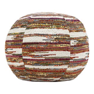Scalamandre 12" Ball Horizons Ball Pillow in Mulberry For Sale