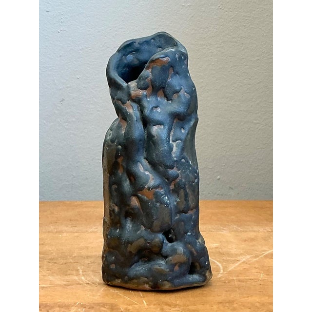 Ceramic Vintage Abstract Form Ceramic Vase For Sale - Image 7 of 12