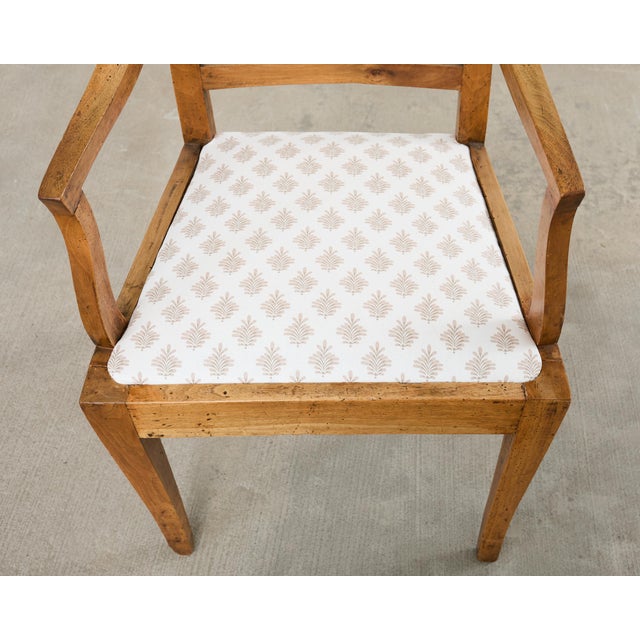 Pair of 19th Century Country French Provincial Fruitwood Armchairs For Sale - Image 13 of 18