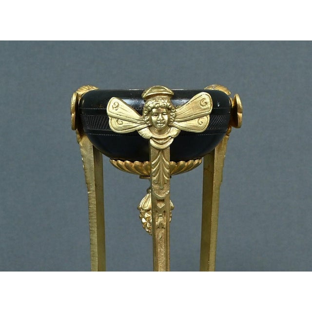 Metal Mid-19th Century Louis XIV Bronze Cupidons Musicians Perfume Burner For Sale - Image 7 of 18