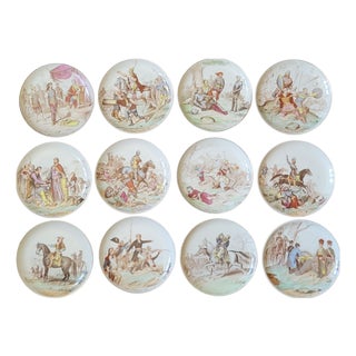 Plates from Creil & Montereau, 1890s, Set of 12 For Sale