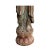 2010s Chinese Rustic Wood Standing Praying Lohon Monk Statue For Sale - Image 5 of 7