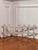Set of 6 Cast Iron Interlocking Garden Edging Fences, White Paint Patina, 20th Century For Sale - Image 4 of 17