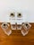 Transparent Vintage Karl Springer Style Chunky Clear Lucite Set of 4 Candle Holders For Sale - Image 8 of 8