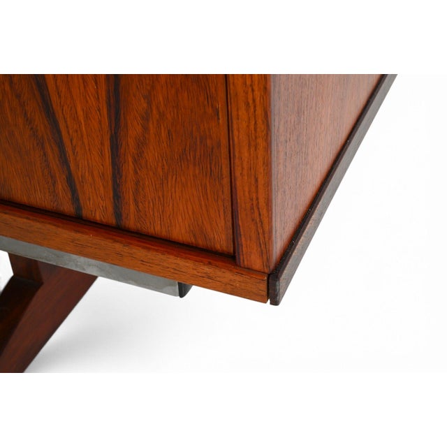 Mid-Century Modern 1960s Danish Rosewood Sideboard, 61-Inch For Sale - Image 3 of 18