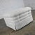 Vintage Brunschwig & Fils St. Andrews Tufted Ottoman in Robert Allen Avanzata Glacier Fabric For Sale - Image 10 of 13