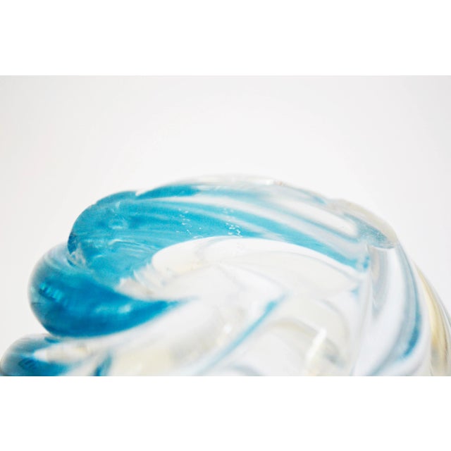 Vintage Waterfall Vase by Edvin Öhrström for Orrefors, Sweden, 1940s For Sale - Image 6 of 7