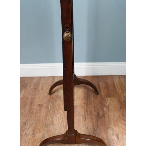 Brown Regency Cheval Mirror in Mahogany, 1860 For Sale - Image 8 of 12