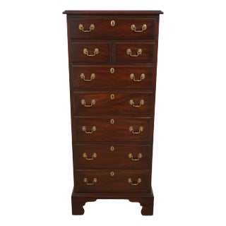 Henkel Harris 7 Drawer Mahogany Lingerie Chest of Drawers For Sale