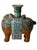 19th Century Chinese Export Rose Mandarin Porcelain Elephant Candlesticks - A Pair For Sale In Tampa - Image 6 of 12