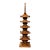 Japanese Showa Period Teak Model of a Pagoda For Sale