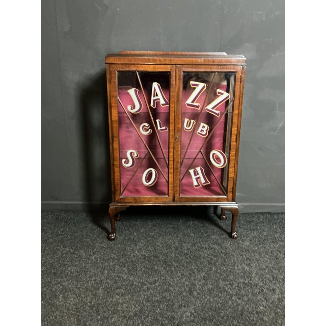 Brown Deco Jazz Club Cabinet, 1930s For Sale - Image 8 of 8