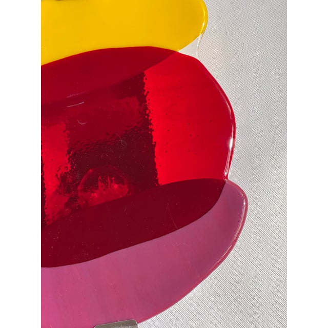Handcrafted Glass Wall Light by Olga Meyzinger For Sale - Image 4 of 9