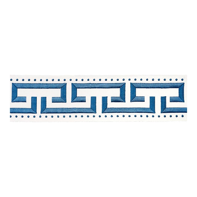 SAMPLE - Schumacher X Paloma Contreras Margo Fret Trim In Marine For Sale