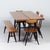 1950s Pirkka Dining Set by Ilmari Tapiovaara for Asko & Laukaan Puu, 1950s, Set of 6 For Sale - Image 5 of 11