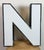 Industrial Large Vintage Illuminated Advertising Letter N, 1960s For Sale - Image 3 of 18