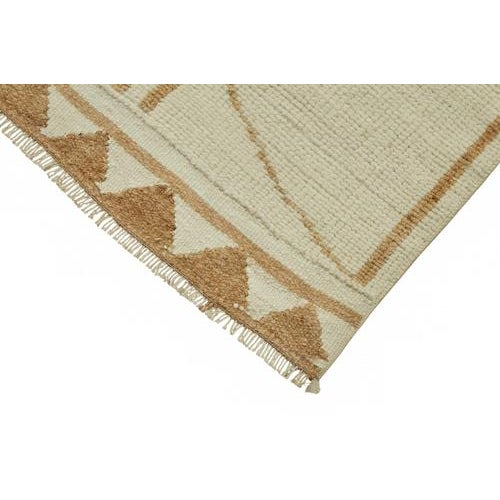 Beige Bohemian Runner Rug For Sale - Image 4 of 7