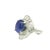 10.75 Carat Blue Star Sapphire Diamond Platinum Double Halo Ring, Size 6.5 For Sale In Los Angeles - Image 6 of 8