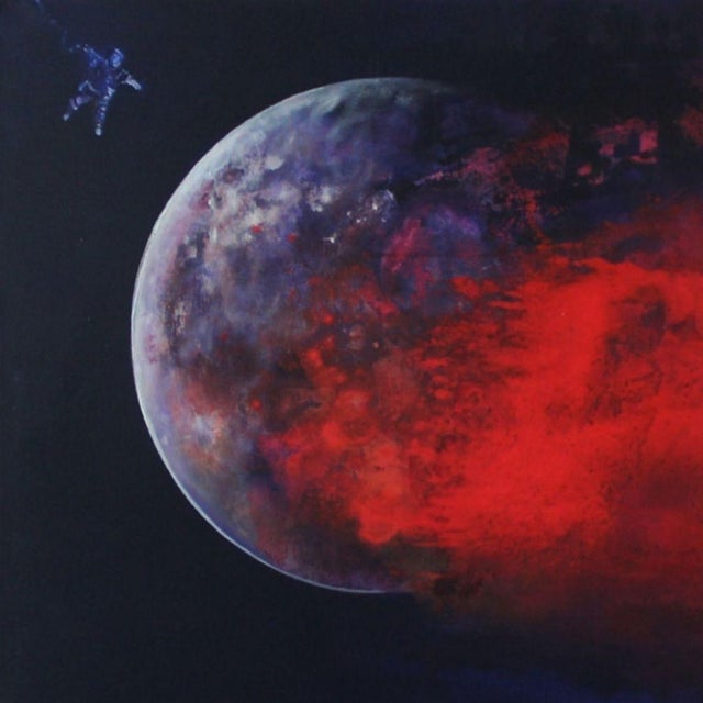 Barbara Hubert, Outer Space II, 2018, Oil on Canvas For Sale - Image 3 of 7