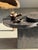 Coffee Table in Brown Petrified Wood with Double Circular Top on Cubic Base, Indonesia, 1980s For Sale - Image 14 of 16