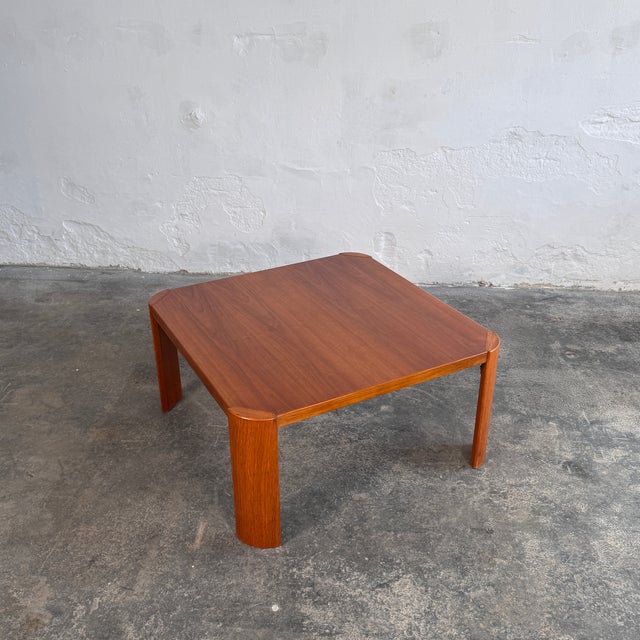 Brown Mid-Century Teak Coffee Table, 1970s For Sale - Image 8 of 9