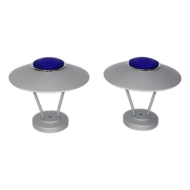 Vintage Wall Lights in Metal and Glass, 1980s, Set of 2 For Sale