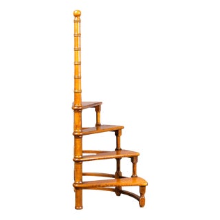 English Style Practical Library Staircase For Sale
