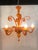 2020s Contemporary Translucent Orange Murano Glass Chandelier For Sale - Image 5 of 6