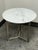 Modern Room & Board Classic Venatino Marble Round End Table For Sale - Image 3 of 12