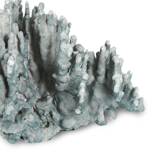 Traditional Regina Andrew Decorative Large Faux Coral Art Piece in Blue For Sale - Image 3 of 4