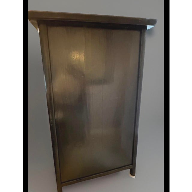 Late 20th Century Late Qing Chinese Elm Lacquer Altar Cabinet Imperial Dragons & Guardian Tigers, c.1880–1915, 64” Tall For Sale - Image 5 of 10