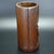 Wood Chinese Carved Wood Bamboo Brush Pot Bitong 19th Century For Sale - Image 7 of 8
