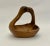 Mid-Century Modern Hand-Carved Teak Wood Basket: Vintage Fruit Bowl, Wooden Caddy For Sale - Image 3 of 5