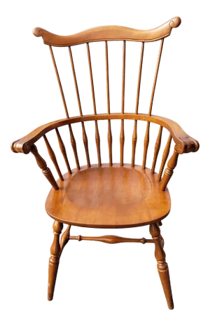 1960s Tell City Chair Co. Maple Comb Back Chair
