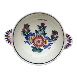 Large French Faience Bowl Henriot Quimper, Circa 1930