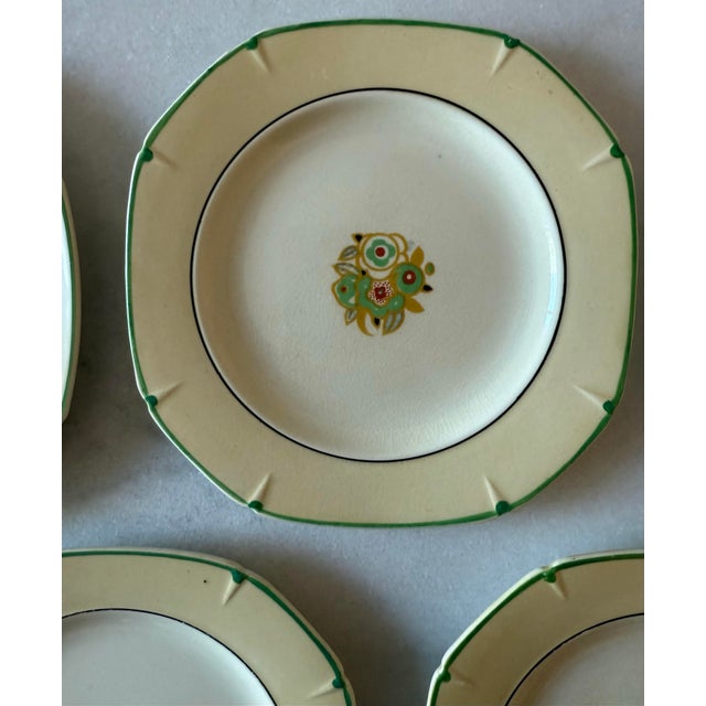 Vintage Art Moderne Small Plates by Baker & Co - Set of 5 For Sale - Image 4 of 9