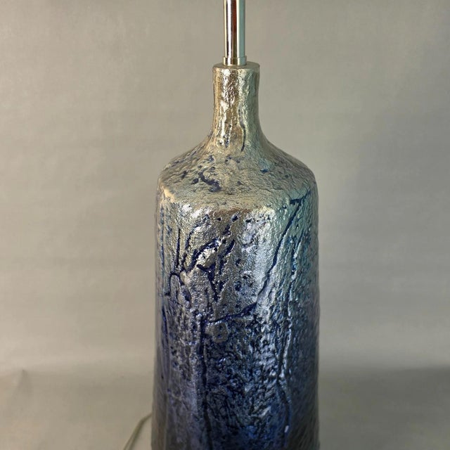 Mid-Century Modern John Richard Ombré Enameled Large Table Lamp For Sale - Image 3 of 9