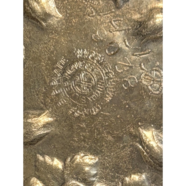 Silver Victorian Figural Winged Cherub Silverplate Napkin Ring by Wilcox Silver Co. For Sale - Image 8 of 8