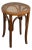 Late 19th Century Victorian Vienna Bent Oak & Cane Low Stool Attributed Thonet For Sale