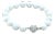 14ct White Gold South Sea Cultured Pearl Knotted Bracelet For Sale