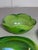 Vintage Italian Murano Green Art Glass Bowls, Set of 4 For Sale - Image 16 of 17