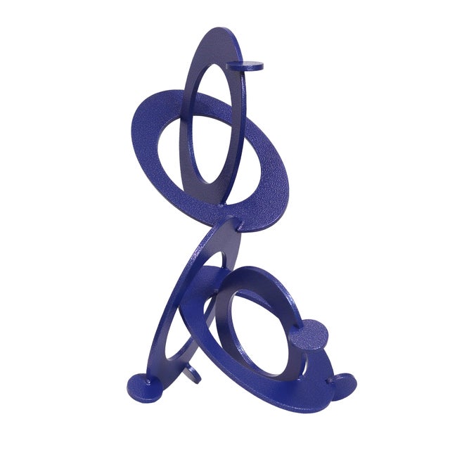 Realism Blueberry 2 - Original Abstract Circle Metal Sculpture For Sale - Image 3 of 9