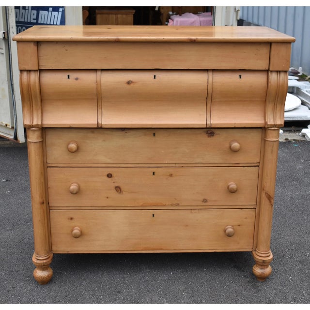 Scottish Pine Gentleman's Chest of Six Drawers Chairish