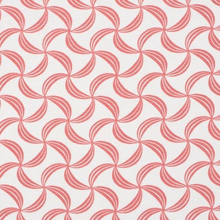 SAMPLE - Schumacher Ambrosia Fabric In Coral For Sale