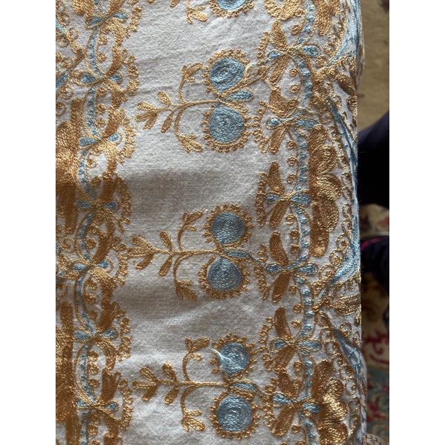 1970s Syrian Style ablecloth With 8 Matching Napkins For Sale - Image 4 of 4