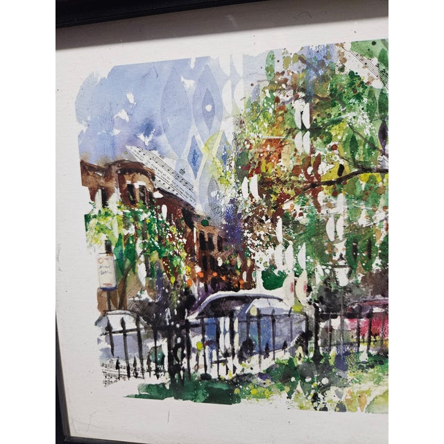 Vintage Commonwealth in Bloom” by Misha Lenn - Seriolithograph W/ Coa For Sale - Image 4 of 9