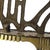 Metal Mid-Century Oppenheim Israel Cast Brass Hanukkah Menorah For Sale - Image 7 of 9