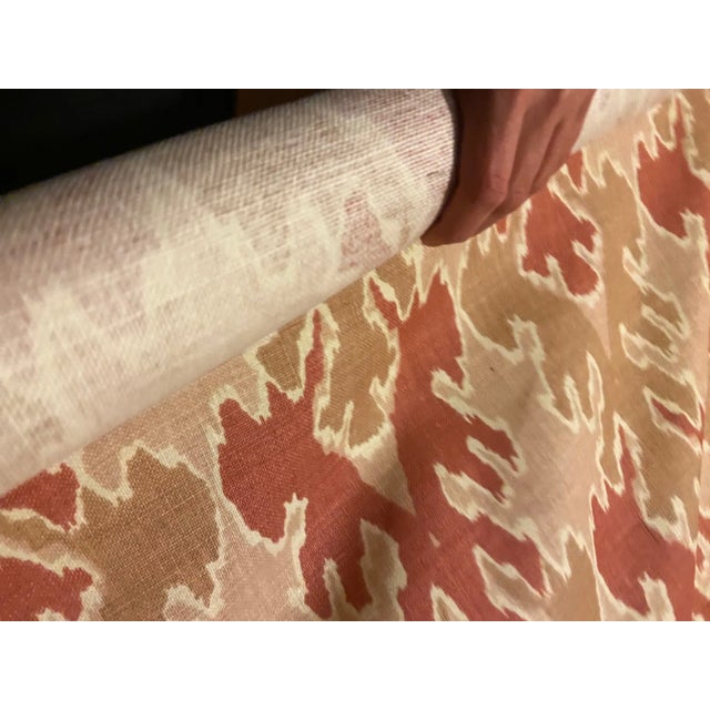 Lee Jofa Kelly Wearstler Pink Bengal Bazaar Fabric- Lee Jofa Groundworks 3 Plus Yards For Sale - Image 4 of 8