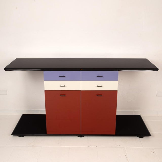 Small Kinu Sideboard by Motomi Kawakami for Arflex, 1980s For Sale - Image 6 of 18